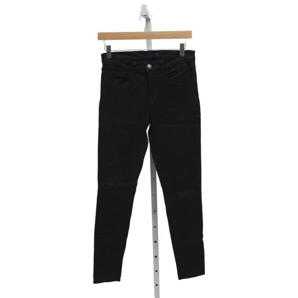 J Brand Denim - J Brand Womens Skinny Black Jeans Mid-Rise Cotton Size 27
